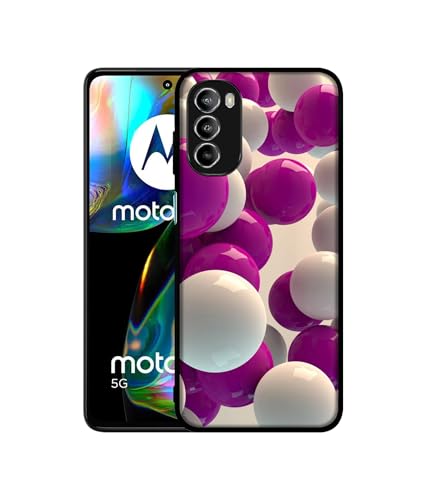 Image of 3D Balloons Design Premium 2D Printed Metal Back Case Cover for Motorola Moto G52 4G / Moto G82 5G