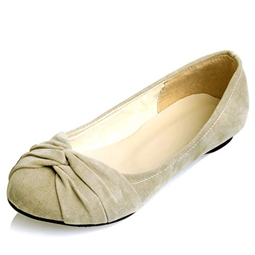 Round Toe Flats Womens Basic Comfort Pumps