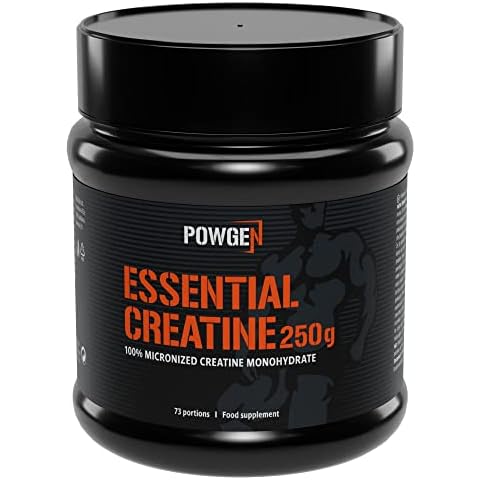 PowGen Essential Creatine - Micronized Creatine Monohydrate Powder for Better Performance - 73-Day Supply - with Free E-Book Guide Cover