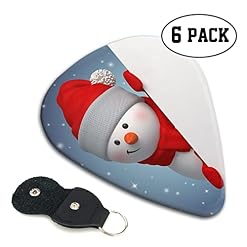 Lot de 6 médiators amusants de Noël pour guitare acoustique, guitare électrique, basse, ukulélé – fins, moyens et épais. - Les Beatles, Paul McCartney, John Lennon, RIngo Starr, George Harrison Lot de 6 médiators amusants de Noël pour guitare acoustique, guitare électrique, basse, ukulélé – fins, moyens et épais. – Image 2