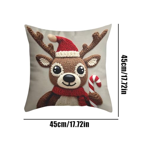 Housses de coussin de Noël lot de 4 idée cadeau pour maison et chambre - 6