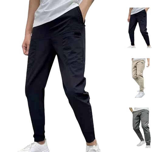 Vogany Cargo Pants, Multi-Pocket Sweatpants with High Stretch Men Comfortable Cargo Pants Capacity - Main Image