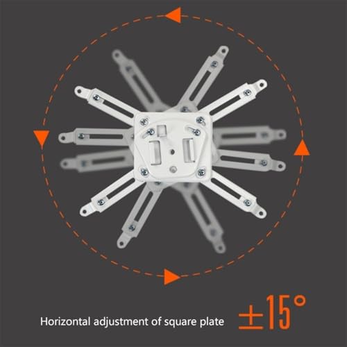 Soporte de montaje para proyector LCD mini universal con base de aluminio para techo o pared miniatura 5