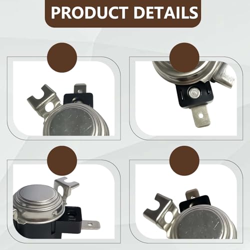 Image of WP4449751 Oven Range High Limit Thermostat Compatible with Whirlpool, KitchenAid, Maytag, Replace AH2375382 PS2375382 1550872 AP6009390 EA2373582 WP4449751