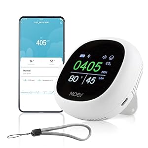 Moesgo BSS-X CO2-Melder Raumluftmonitor
