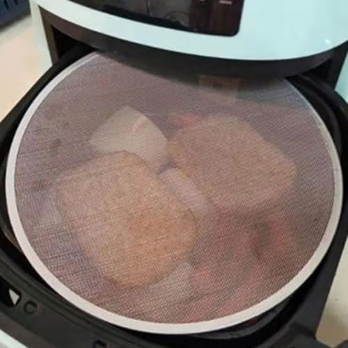 Protector contra salpicaduras de aceite para cocinar fritos limpios en la freidora de aire 7