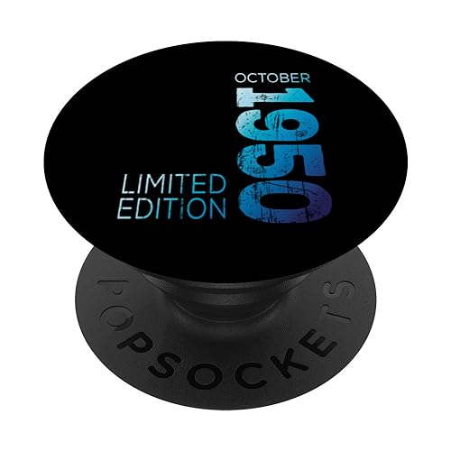 Octubre 1950 Año 1950 Retro 1950 Vintage 1950 Edición PopSockets PopGrip Intercambiable