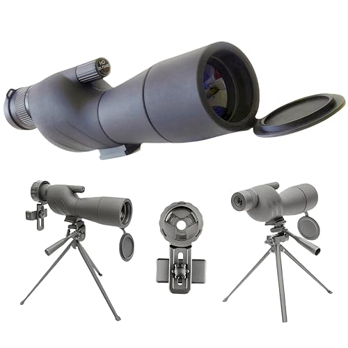 SVylthorix High-Definition Spotting Scope for Bird Watching,Wildlife Viewing,Beginners Telescope,Target Observation.25-75×60mm HD Spotting Scope with Tripod and Phone Adapter,Monocular