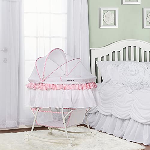 Dream On Me Lacy Portable 2in1 Pink/White Furniture Baby