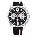 Price comparison product image Tommy Hilfiger Analogue Multifunction Quartz Watch for Men with Black Silicone Bracelet - 1791473