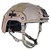 ATAIRSOFT Adjustable Maritime Helmet ABS for Airsoft Paintball(Tan,M/L)