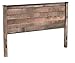 Signature Design by Ashley Trinell Rustic Panel Headboard, Queen, Warm Brown