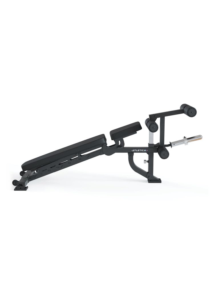ATLETICA B2 LegMaster Beincurl Hantelbank | Leg Curl Beintraining, Schrägbank negativ verstellbar, Bis 400kg belastbar