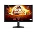 AOC Gaming CQ27G4X - 27 Zoll QHD Curved Monitor, 180 Hz, 0.5 ms, FreeSync Prem., HDR10 (2560x1440, DisplayPort, 2X HDMI) schwarz/grau