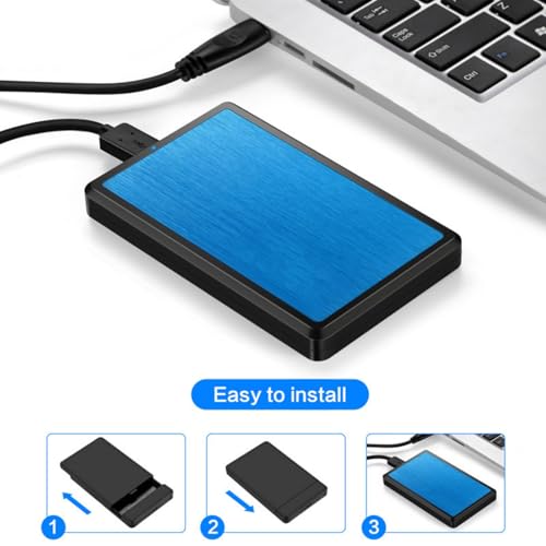 Caja externa para disco duro 2.5 pulgadas SATA3.0 aluminio miniatura 2