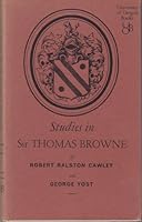 Studies in Sir Thomas Browne B000WSWDBO Book Cover