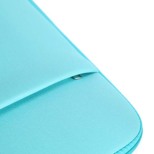 RAINYEAR 11 Inch Laptop Sleeve Case Soft Lining Cover Bag with Front Pocket & Accessories Pouch,Compatible with 11.6 MacBook Air for 11 Notebook Computer Tablet Chromebook(Blue,Upgraded Version)