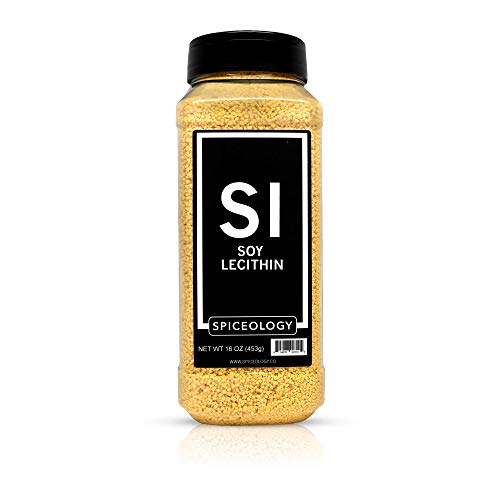 Soy Lecithin Granules - Spiceology Molecular Emulsifier - 16 ounces