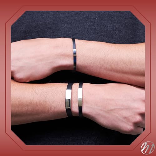 Pulsera de plata Massete Sterling Silver 925 para hombre miniatura 4