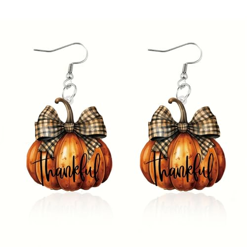 Fall Earrings Thanksgiving Earring for Women Maple Leaf Dangle Earrings Autumn Leaf Accessories Thanksgiving Outfit Gifts Fall Outfits for Women 2025