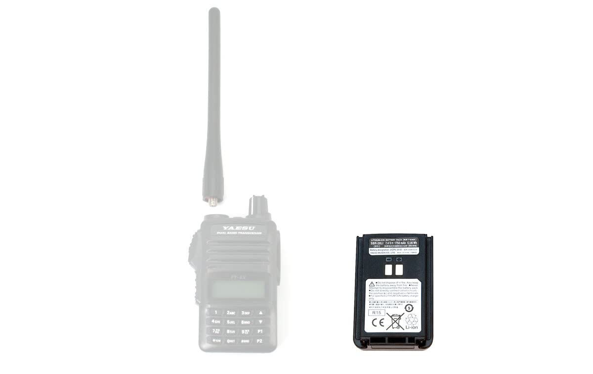 Batterie Originale Yaesu SBR-28LI – Pour FT-4X/V – 1750 MAh – Lithium 7.4V – Accessoire Radio Amateur