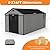 Domi 8x16Ft Resin Outdoor Storage Shed with Floor, Plastic Garden Storage Shed, Outside Weatherproof Storage Building for Tools, Bike, Lawn Mower, Patio, Backyard