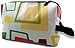 Produktbild TRFashion Kosmetiktasche Clutch Aufbewahrungstasche The Colorful Deformed Rectangles Cosmetic Bags Small Makeup Clutch Pouch Cosmetic and Toiletries Organizer Bag Women Makeup Travel Storage