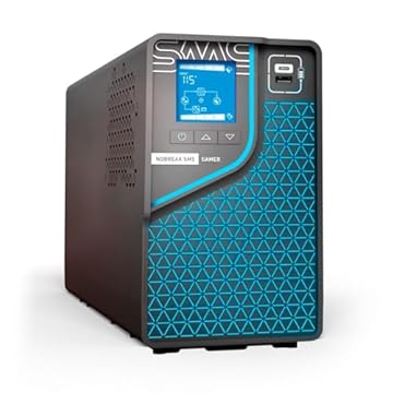 NOBREAK SMS GAMER 2000 VA SENOIDAL - LINE INTERACTIVE - WIFI - ENTRADA E SAÍDA BIVOLT - PN 29601