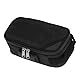 Hztyyier Geruchsdichte Reisetasche mit Schloss, Aktivkohlefilter, Polyester, Schwarz