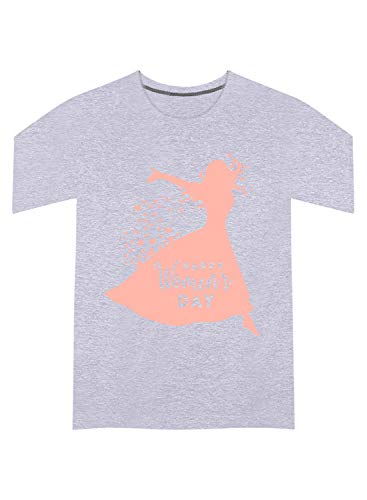 Image of CreativiT Graphic Printed T-Shirt for Unisex International Women's Day Tshirt | Casual Half Sleeve Round Neck T-Shirt | 100% Cotton | D00271-48