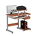Complete Computer Workstation Desk. Color: Woodgrain