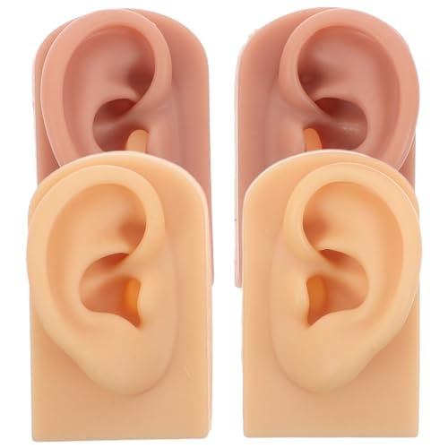 Oreilles réalistes en silicone piercing entraînement anatomie humaine