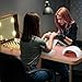 Rolling Manicure Table with LED Mirror, Portable Nail Desk Mobile Nail Station w/ Wrist Pad, Acrylic Case, Foldable Desk, & 4 Drawers, Travel Makeup Case Cosmetic Trolley on Wheels, Rose Gold
