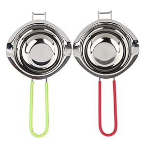 Nikou Stalowy Garnek do Kąpieli Wodnej 2 szt.