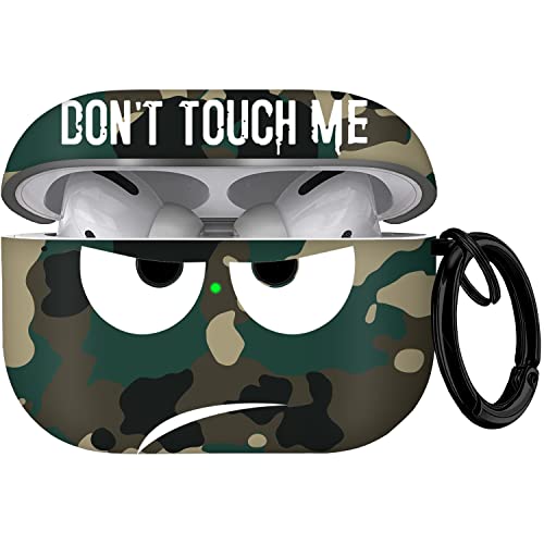 Image of for Airpods Pro 2nd Generation Case 2022, Don't Touch Me for Airpods Pro 2 Cover with Keychain Soft Cute Shockproof Cover for Women Men Compatible Apple AirPod Pro 2,Green