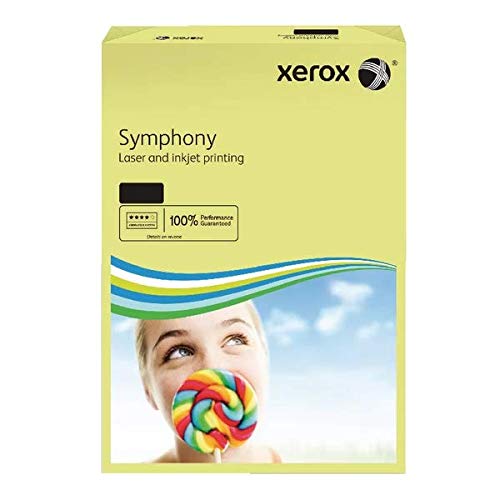A3 Symphony Tinted 80gsm Pastel Yellow Copier Paper (Pack of 500) 003R91957 + Free FINCHLEY Pen