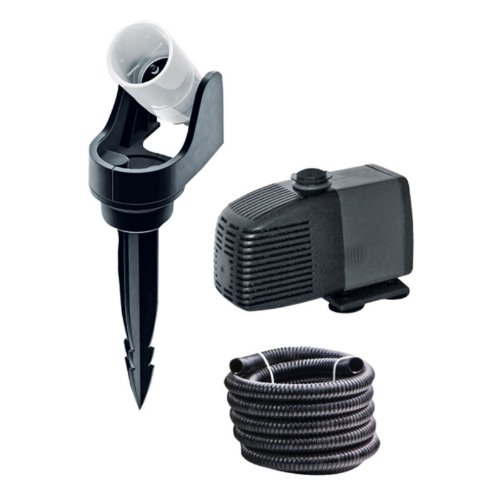 HEISSNER UP1000-00 LED-Wasserspiel mit Erdspieß und Pumpe 1000 l/h