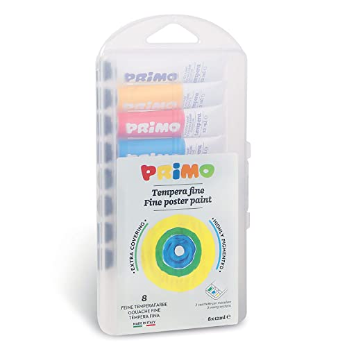 Tempera primo scatola 8 tubi 12 ml