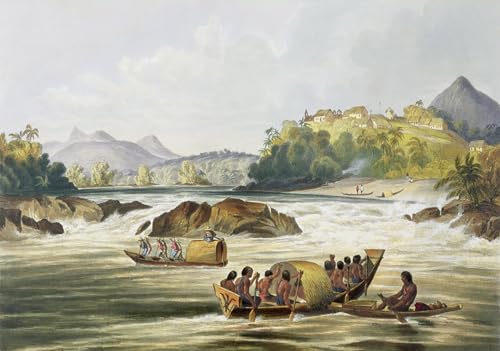 Affiche toile Fort brésilien St Gabriel reproduction d'art portrait décoración mural 60x90cm