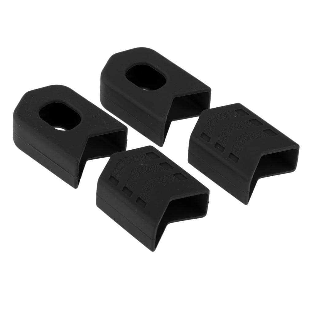 CALANDIS™ 1 Set (4PCS) Bicycle Crank Protector Bike Cycling Crankset Protectors Black | Cranksets | Bicycle Components & Parts | Cycling-picture-15