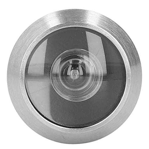 CHICIRIS Mirilla para puerta de cobre con lente angular amplio, ajustable para puertas de 15-25mm de grosor, anti-robo miniatura 4