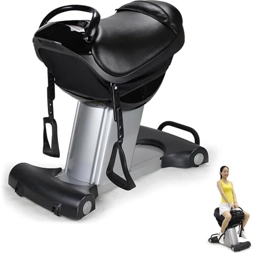 Electric Horse Riding Machine - Vibrating Hip Trainer for Home Gym - Indoor Fitness Equipment for Weight Loss & Toning - Plug-in Exercise Platform