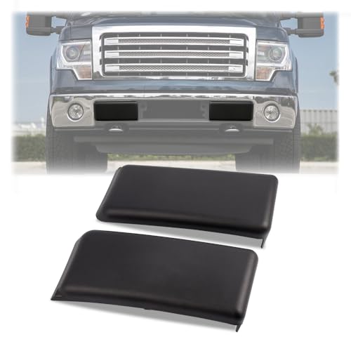 PIT66 Front Bumper Guards Inserts Caps Pads Compatible with Ford F150 2009-2014/Not Fit Harley...