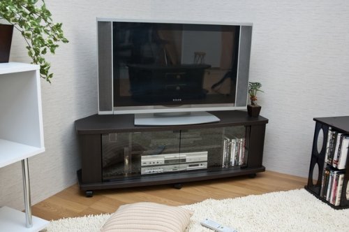 Amazon.co.jp: 液晶プラズマ用ガラス扉付きTVボード テレビ台 テレビ