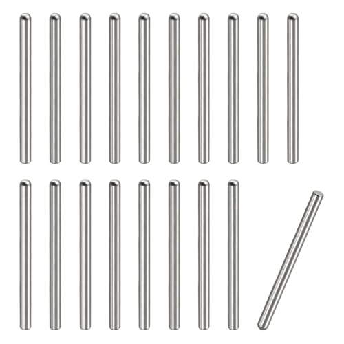 Pasadores de clavija de 6x80 mm en acero inoxidable 304 cabeza plana cilíndrica 20 uds
