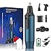 Nose Hair Trimmer for Men and Women Professional USB Rechargeable Ear and Nose Trimmer for Ear Eyebrow Facial Hair Trimmer Body Grooming Kit IPX7 Waterproof Dual Edge Blades for Easy Cleansing
