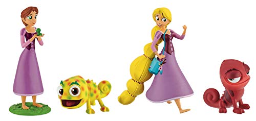 Tangled Rapunzel - neu verföhnt Figuren 7cm 4er Set