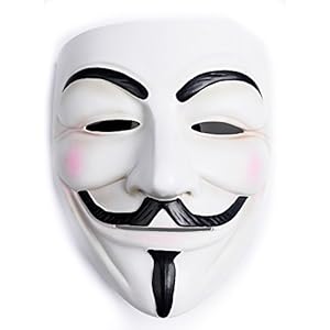 Futaba V for Vendetta Halloween Horror mask – White
