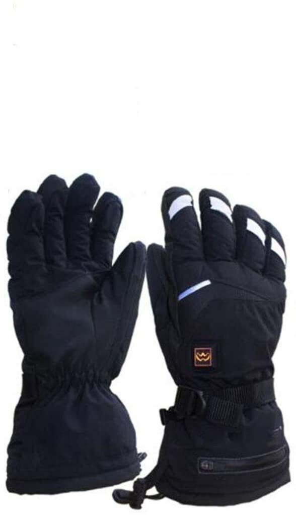 Gants chauffants électriques USB d'hiver imperméables pour le ski et le plein air