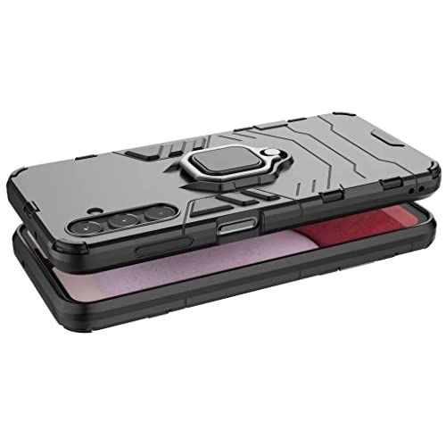 Image of SPAZY CASE Samsung Galaxy F15 5G / M15 5G Back Cover | Dual Layer Armor Defender Full Body Protective + PC Hybrid Kickstand Back Case for Samsung Galaxy F15 5G / M15 5G